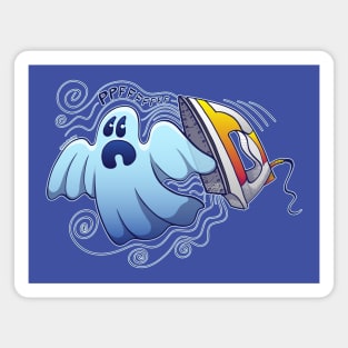 Ghost ironing nightmare Magnet